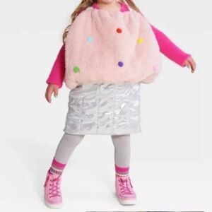 Pink  Cupcake Costume Child Kids Girls One Size - Hyde And Eek NWT